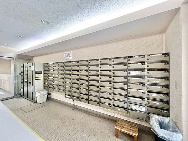 郵便受けも、きちんと管理されています。
