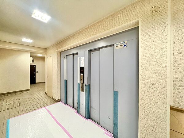 エレベーター完備のため荷物が多くなっても安心。
