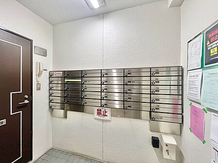 郵便受けも、きちんと管理されています。