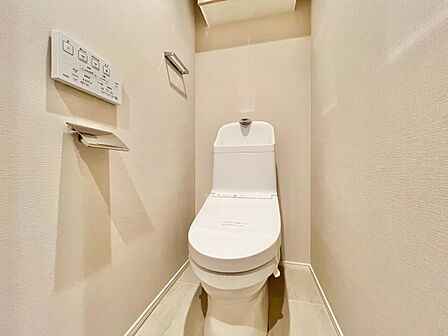 清潔感の高いお手洗い。