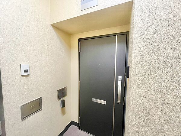 清潔感のある落ち着いた雰囲気の玄関です。
