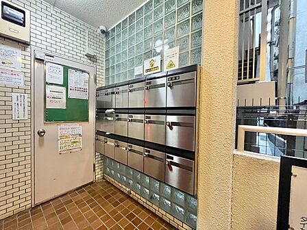 郵便受けも、きちんと管理されています。