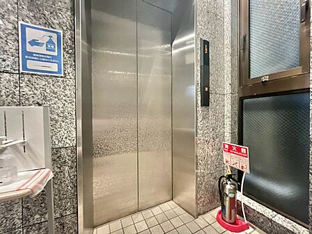 エレベーター完備のため荷物が多くなっても安心。
