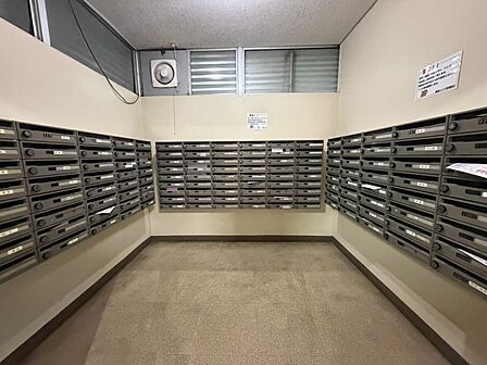 郵便受けも、きちんと管理されています。