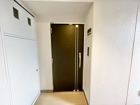清潔感のある落ち着いた雰囲気の玄関です。