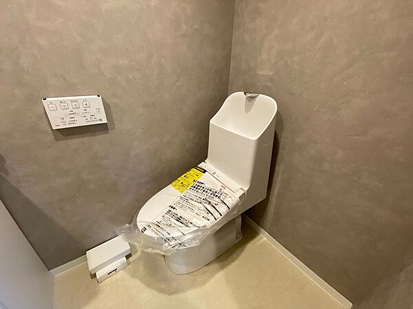 清潔感の高いお手洗い。