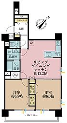 行徳ニューグランドハイツ 2LDKの間取図画像