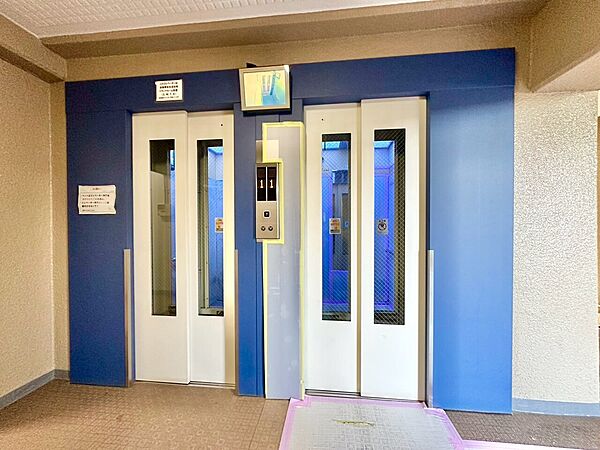 エレベーター完備のため荷物が多くなっても安心。