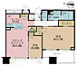 間取り：2LDK、専有面積70.45m2、バルコニー面積8.33m2