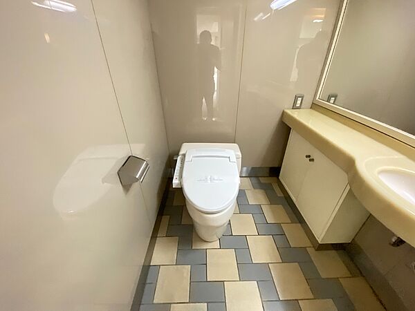 清潔感の高いお手洗い。