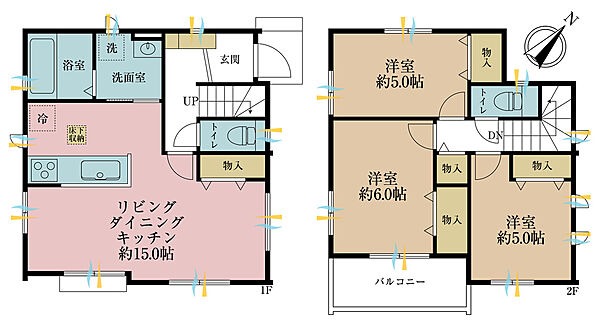 間取りを拡大表示