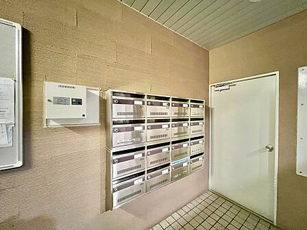 郵便受けも、きちんと管理されています。