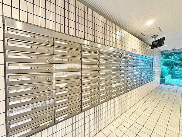 郵便受けも、きちんと管理されています。