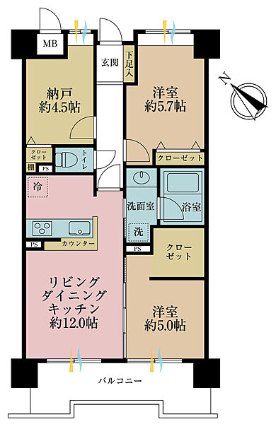 間取りを拡大表示