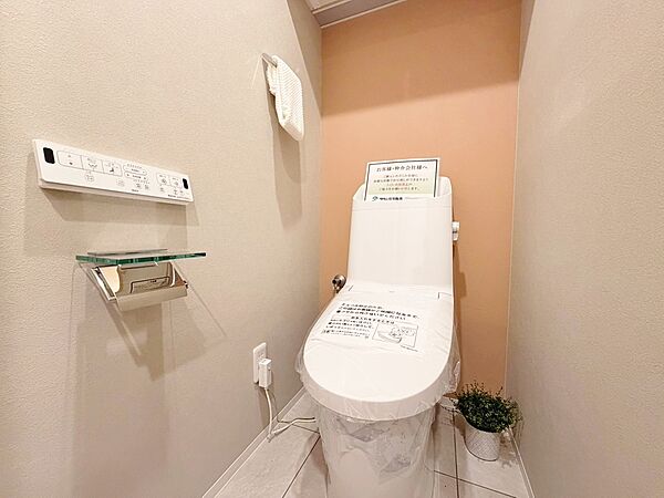 清潔感の高いお手洗い。