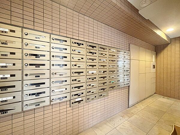 郵便受けも、きちんと管理されています。