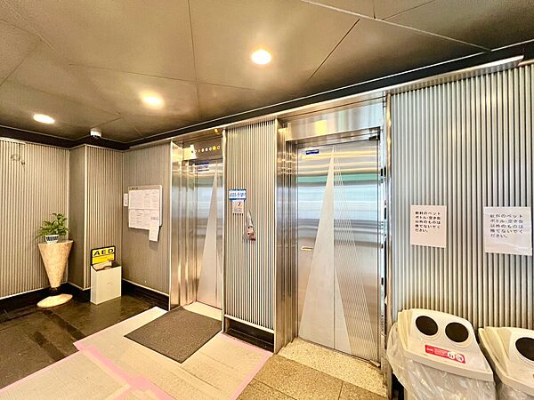 エレベーター完備のため荷物が多くなっても安心。