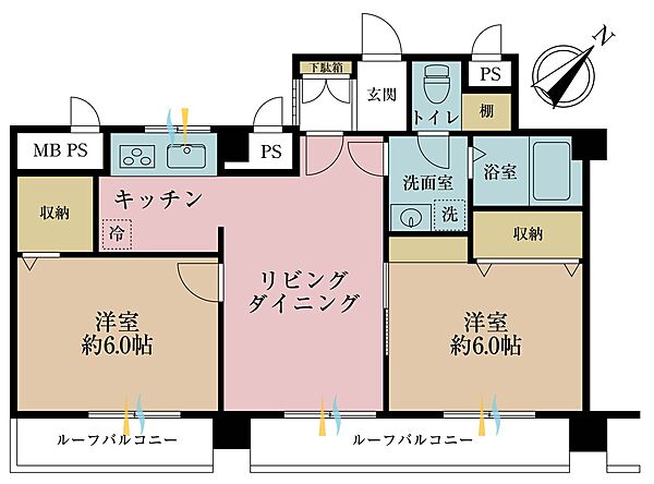 間取りを拡大表示