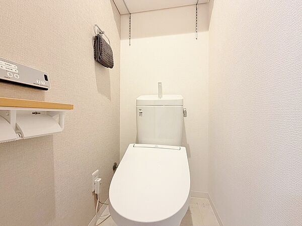 清潔感の高いお手洗い。