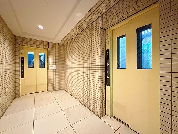 エレベーター完備のため荷物が多くなっても安心。