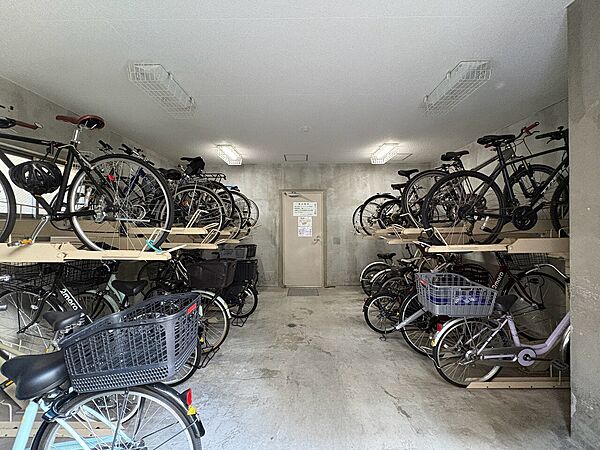 駐輪場も綺麗に整頓されています。※空き状況は都度ご確認下さい。