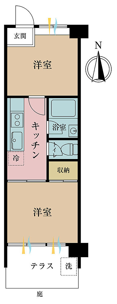 2K 間取り