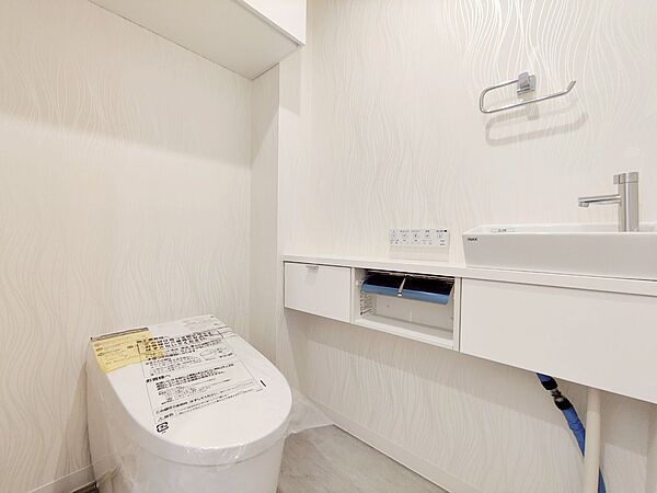 清潔感の高いお手洗い。※リフォーム施工例