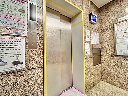 エレベーター完備のため荷物が多くなっても安心。
