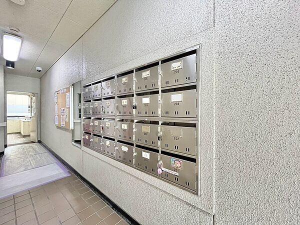 郵便受けも、きちんと管理されています。
