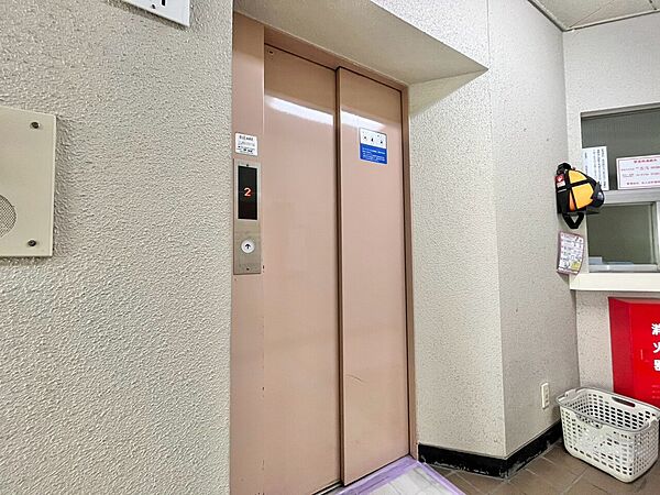 エレベーター完備のため荷物が多くなっても安心。