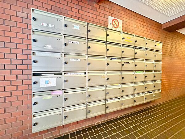 郵便受けも、きちんと管理されています。