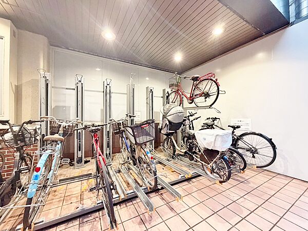 駐輪場も綺麗に整頓されています。※空き状況は都度ご確認下さい。