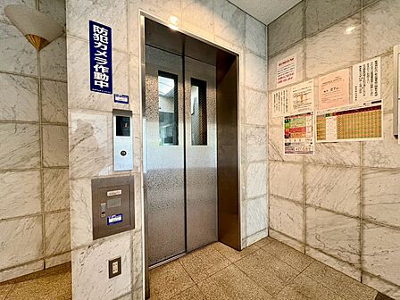 エレベーター完備のため荷物が多くなっても安心。