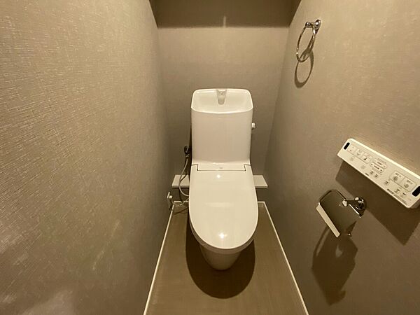 清潔感の高いお手洗い。