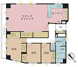 間取図画像 3LDK