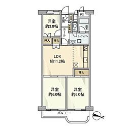 間取図画像 3LDK