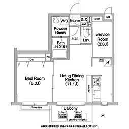 COMFORIA学芸大学 1SLDKの間取図画像