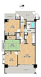 カインドステージ千葉大森台 3LDKの間取図画像