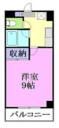 CITYM・56 1Kの間取図画像