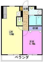 間取図画像 1LDK