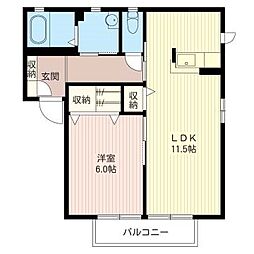 間取図画像 1LDK