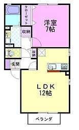 間取図画像 1LDK