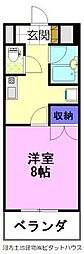 間取図画像 1K