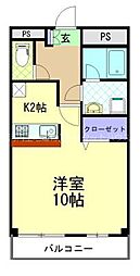 クライムドア ワンルームの間取図画像