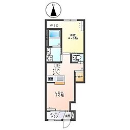 ソラーレ 1LDKの間取図画像