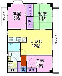 グランフォルム今泉 3LDKの間取図画像