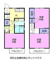 M&A6 3Kの間取図画像
