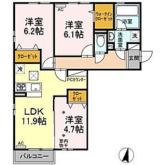 物件の間取り