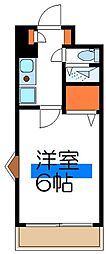 リッシェル南行徳弐番館 1Kの間取図画像