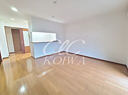 JR総武線 小岩駅 徒歩15分の賃貸マンション 1階2LDKのリビング/ダイニング